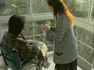 Japanese Porn Video - Father and Son Share Wife on Chair